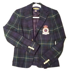 Women’s Holiday tartan blazer
